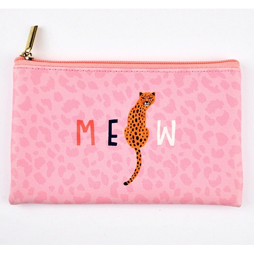 Uweld Leopard Print Pu Pencil Pouch