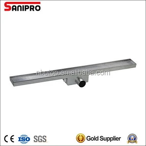 SANIPRO 35L flow rate floor drain SS304 shower drain linear channel drainage
