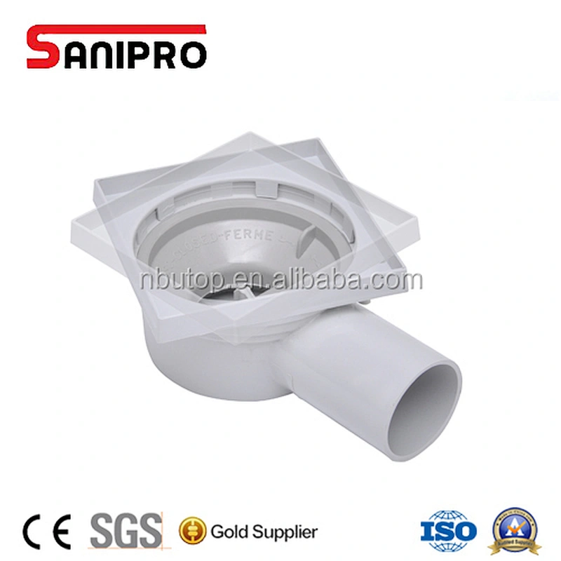Pvc square plastic bathroom floor drain