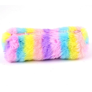 Uweld Rainbow Plush Pencil Pouch cute pencil case