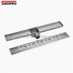 Outlet 40/50mm stainless steel shower Linear floor drain