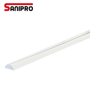 Bathroom accessories clear acrylic shower door threshold seal  Frameless Shower Dam / Threshold
