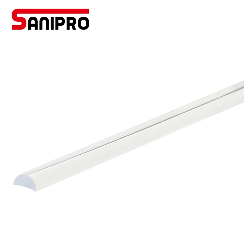Bathroom accessories clear acrylic shower door threshold seal  Frameless Shower Dam / Threshold