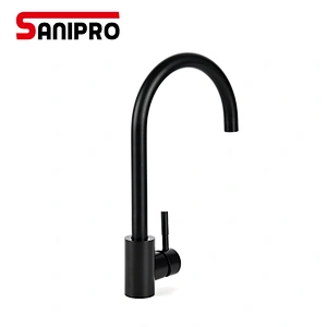 SANIPRO Matte Black Kitchen Faucet Hot And Cold Water Mixer Faucet For Kitchen Water Faucet Brushed Nickle Kitchen Taps