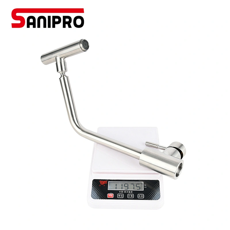 Morden Design Kitchen Faucet Stainless Steel Straight tap