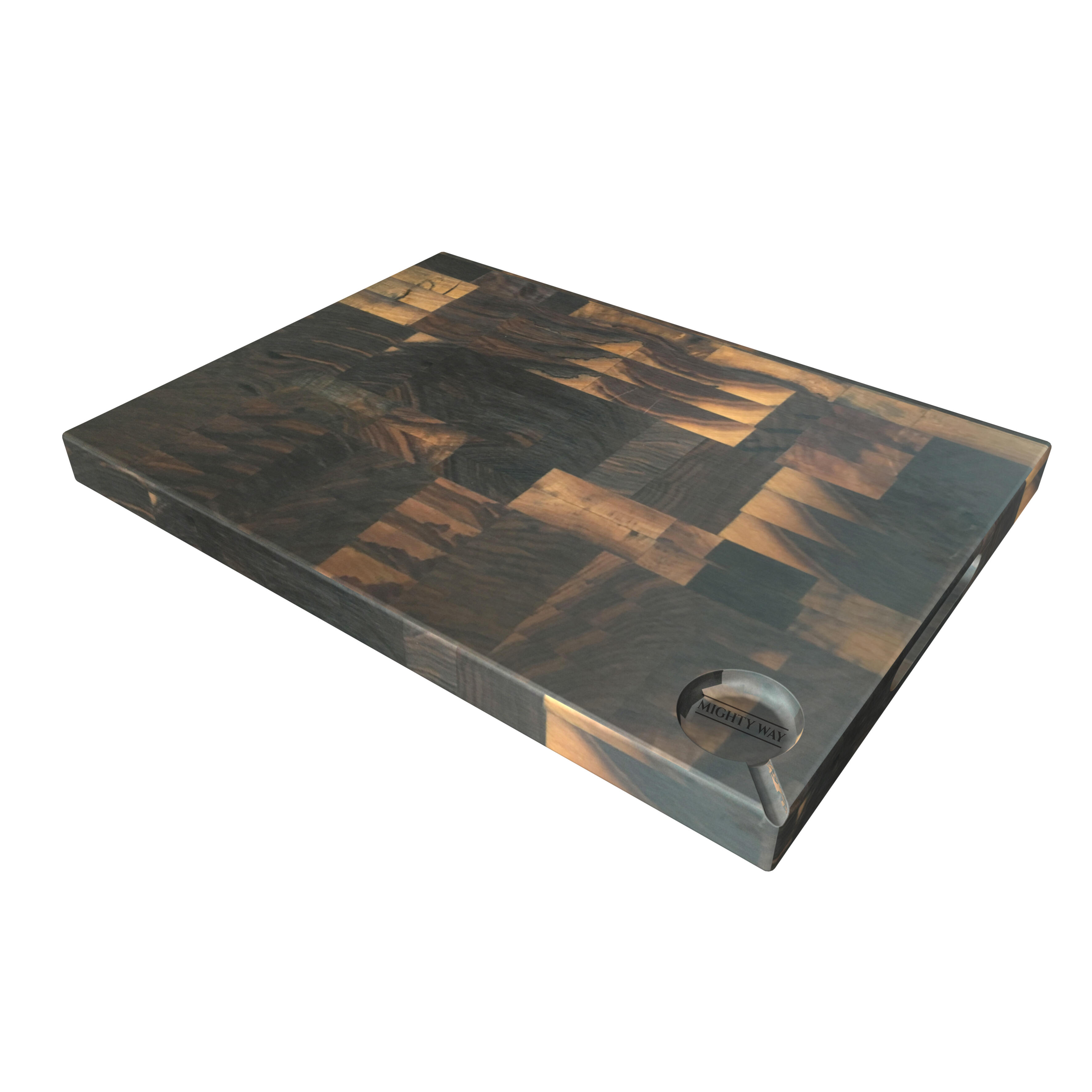 UWELD Walnut End Grain Cutting Board Reversible Chopping Board for Kitchen 16x11.5x1.2