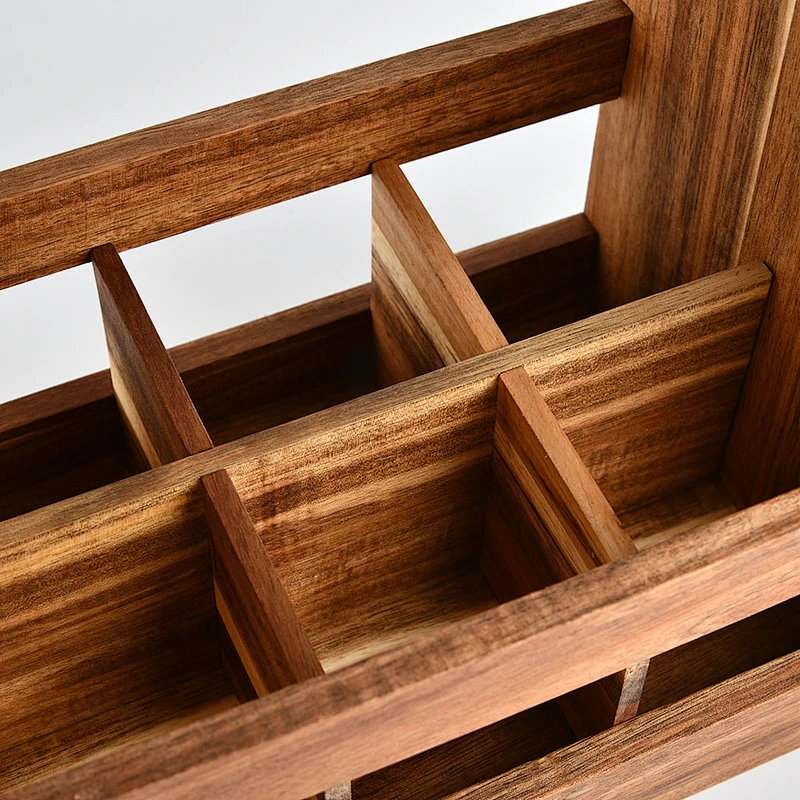 UWELD Beer Caddy Acacia Wood