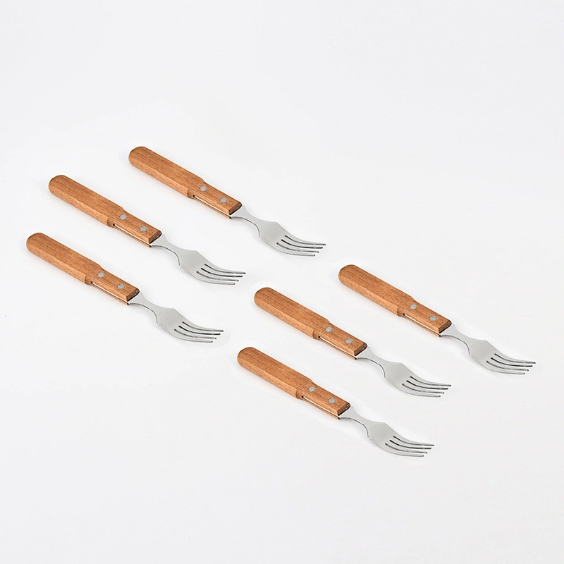 UWELD Acacia steak fork
