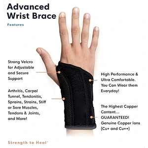Medical Orthopedic Carpal Tunnel Wrist brace Support Neoprene Breathable stabilizing hand Wrist Wrap