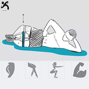 High quality  New Workout Elastic Strength Slimming Loose Weight Bands Exercise fitness hip booty fabric resistance