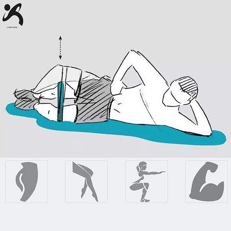 High quality  New Workout Elastic Strength Slimming Loose Weight Bands Exercise fitness hip booty fabric resistance