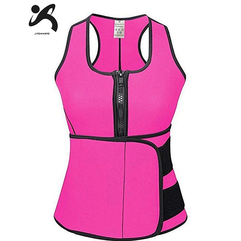 Neoprene Corset Sweat Shaper Sauna Vest With Waist Trainer Belt