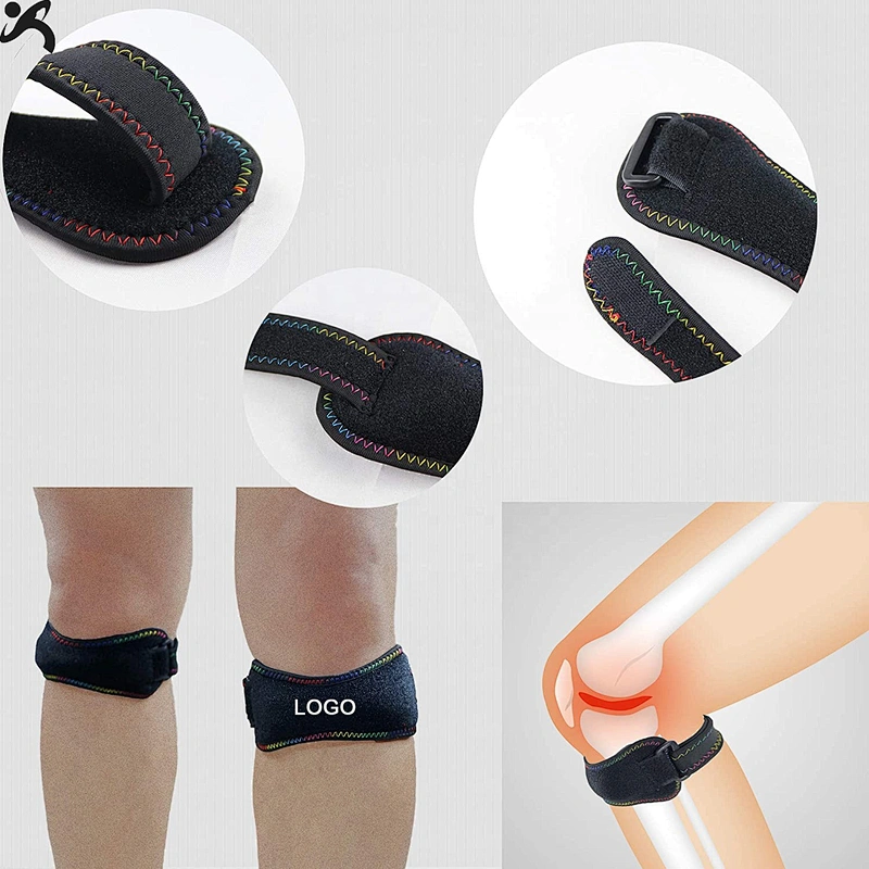 Adjustable Open Patella Brace for Injury Recovery Custom Logo Knee Brace Support