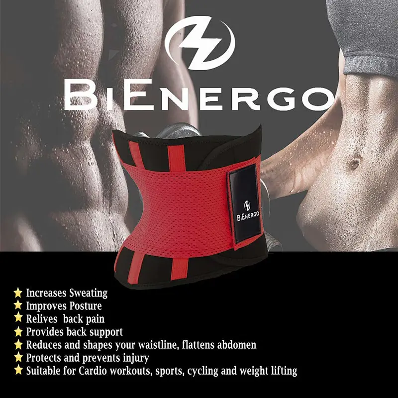 2019 RTS Medical Elastic Neoprene Magnetic Waist Trimmer Belt ,Lumbar Back Support Belt For Men and Women