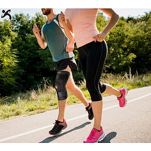 genutrain functional brace hinge fixed brace elecctronic hot knee support