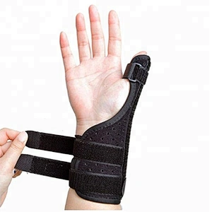Neoprene breathable sport wrist band carpal tunnel wrist belt with thumb splint