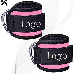 High quality sports neoprene compression ankle support Fitness Ankle Strap for Cable Machines, Kickbacks
