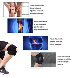 Neoprene Knee Support Compression Sleeve,Support During Exercise Knee Pads
