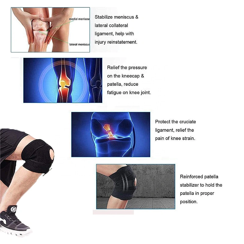 Neoprene Knee Support Compression Sleeve,Support During Exercise Knee Pads