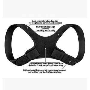 Wholesale Adjustable Neoprene Shoulder Clavicle Belt Back Posture Corrector Brace Back Support Brace for Unisex