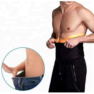 2021 neoprene men fat burning waist slimming belt trimmer belt for weight loss
