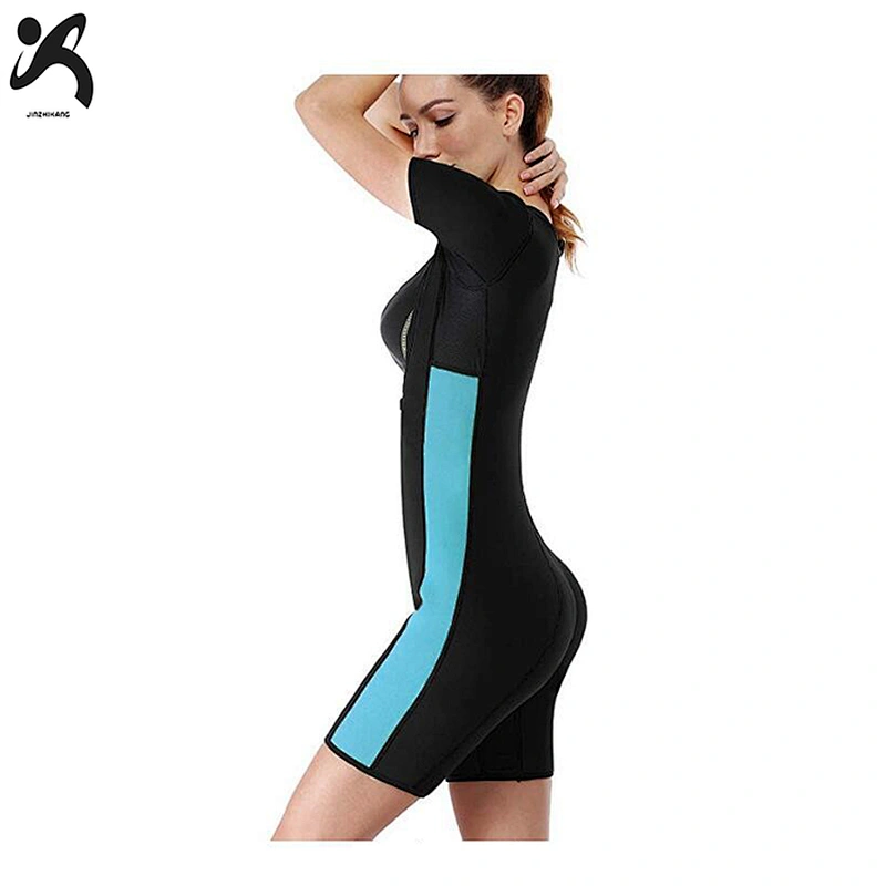 Women Neoprene Full Body Shaper Sauna Sweat Suits Hot Slimming Weight Loss Suit