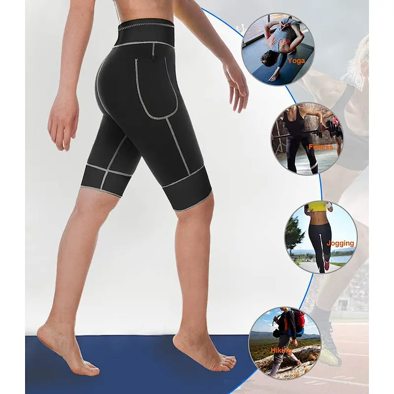 Wholesale Neoprene custom women yoga sauna short pant slimming pants for body shaper