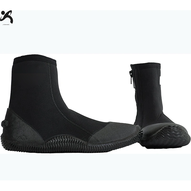 Custom logo water sports shoes 5mm neoprene waterproof rubber diving boots
