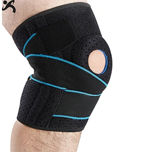 Knee Brace with Side Stabilizers & Patella Gel Pads for Knee Support