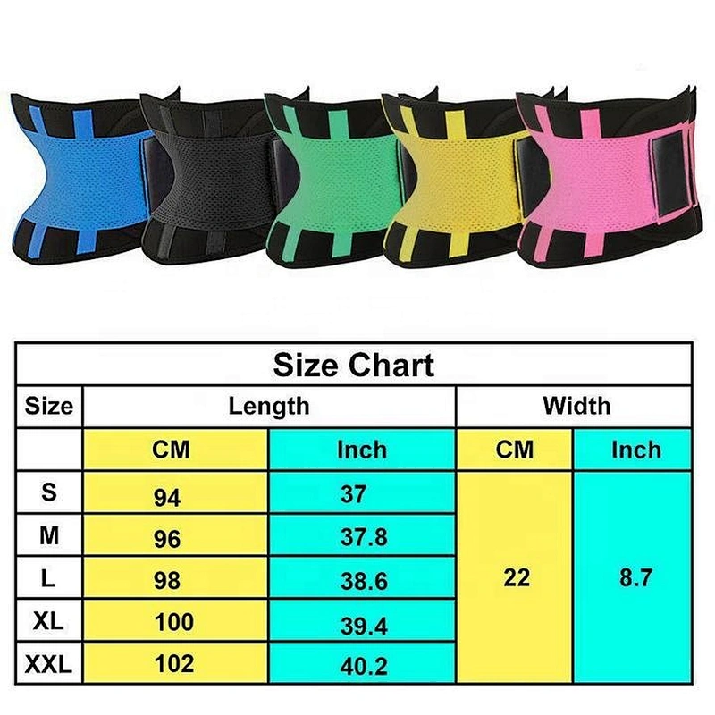 Best selling neoprene belly waist trimmer lumbar waist trainer for weight loss