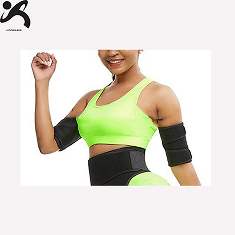Neoprene adjustable fat burning arm sleeve sauna sweat band Arm Thigh Slimming Wraps for shaper