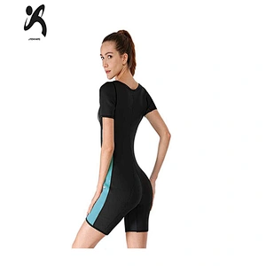 Customized Hot Sale Women Sauna Suit Printing Logo Neoprene Slimming Sweat Body Suit
