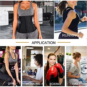 Factory customized neoprene sweat waist trainer slimming belt for weight loss