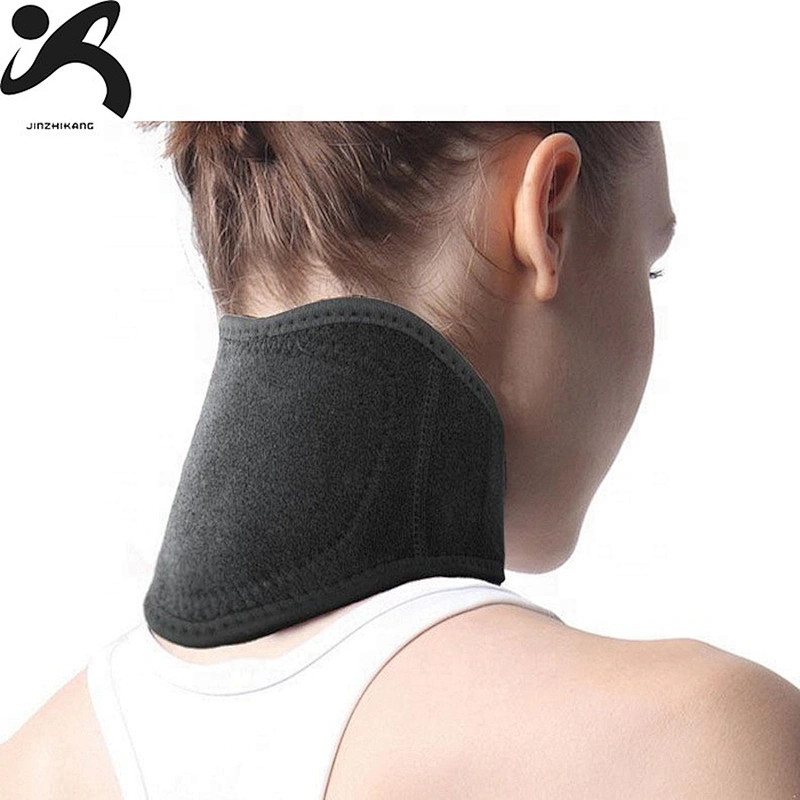 2019 Promotional Design Adjustable Magnetic Infrared Tourmaline Self-heating Neck Support neck brace neck protector