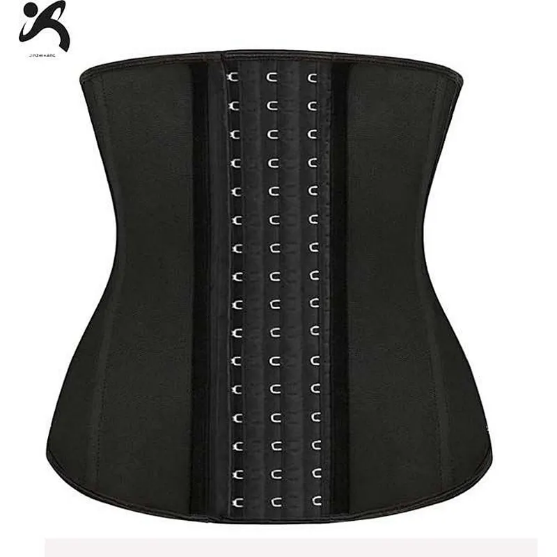 Wholesale Adjustable Latex waist trainer cincher slimming tummy waist belt with zipper