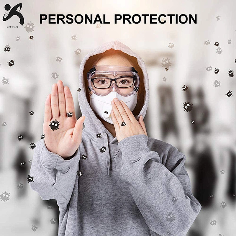 Anti-Fog Design Perfect Eye Protection safety glass for Lab Chemical Workplace Safety Protective Safety Glasses