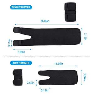 Neoprene adjustable left right arm and Thigh Trimmer wrap fat slimming arm trimmer for shaper