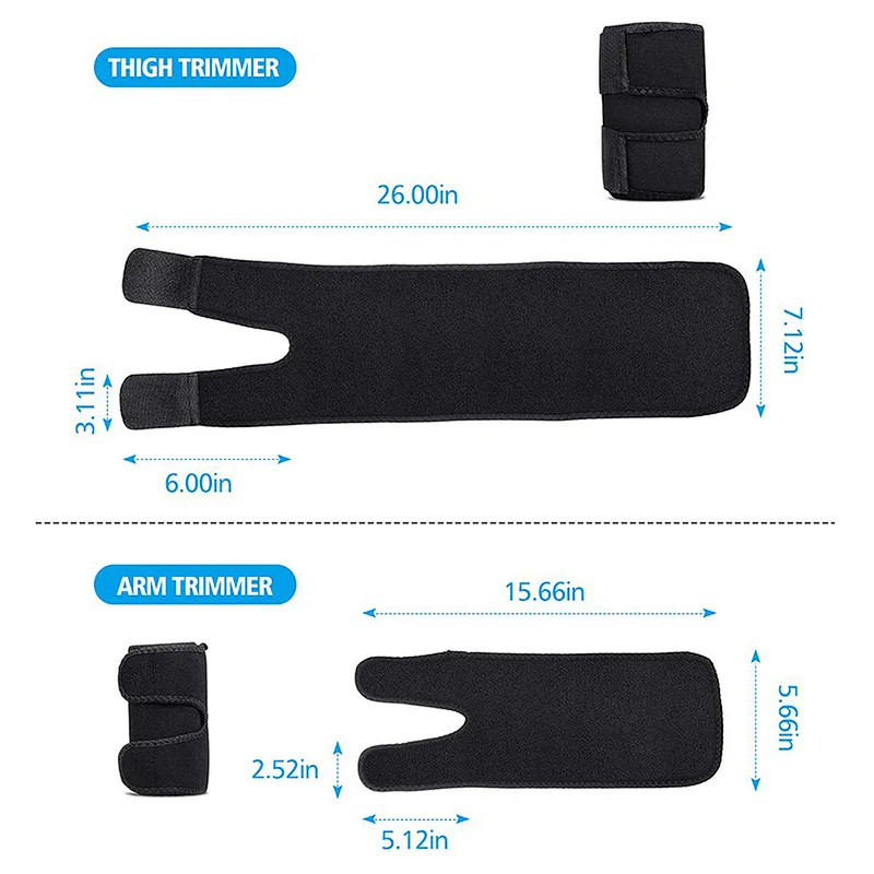 Neoprene adjustable left right arm and Thigh Trimmer wrap fat slimming arm trimmer for shaper