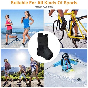 Factory price professional neoprene gym fitness ankle protector elastic ankle support brace for sport safety