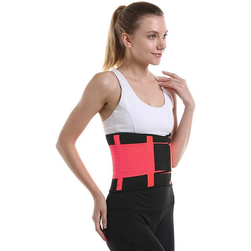 Custom Logo Fitness Waist Trimmer  Belt Slimming Tummy Band Weight Loss Waist Trainer belt wrap