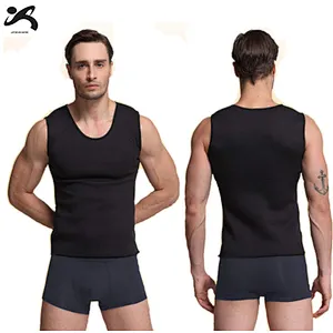 Weight Loss Men Neoprene Sauna Waist Trainer Vest  Sauna Suit Fitness Short sportswear slimming yoga sport