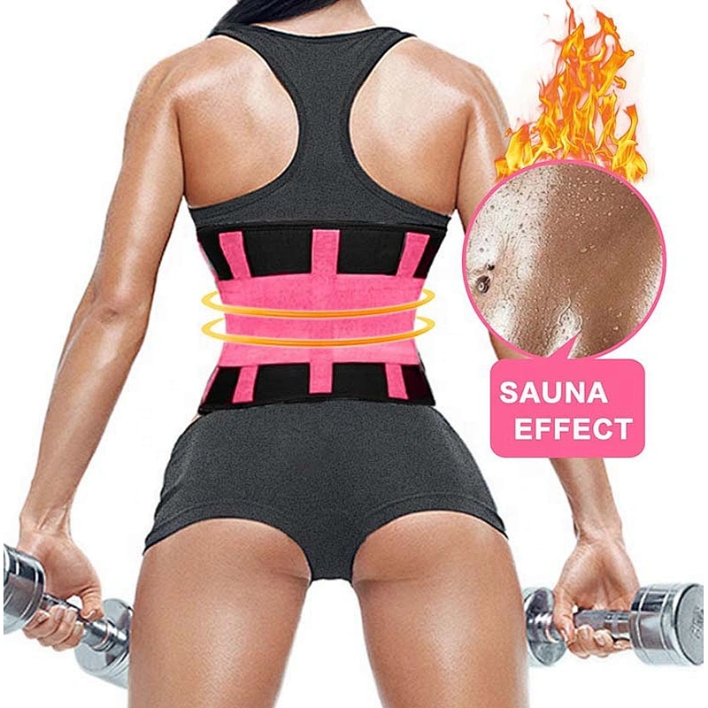 Factory customized neoprene adjustable sweat waist slimming belt waist trainer belt for weight loss