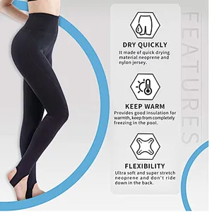 Manufacture neoprene 2mm Neoprene Diving leggings Pants Wetsuit beach Pant for women