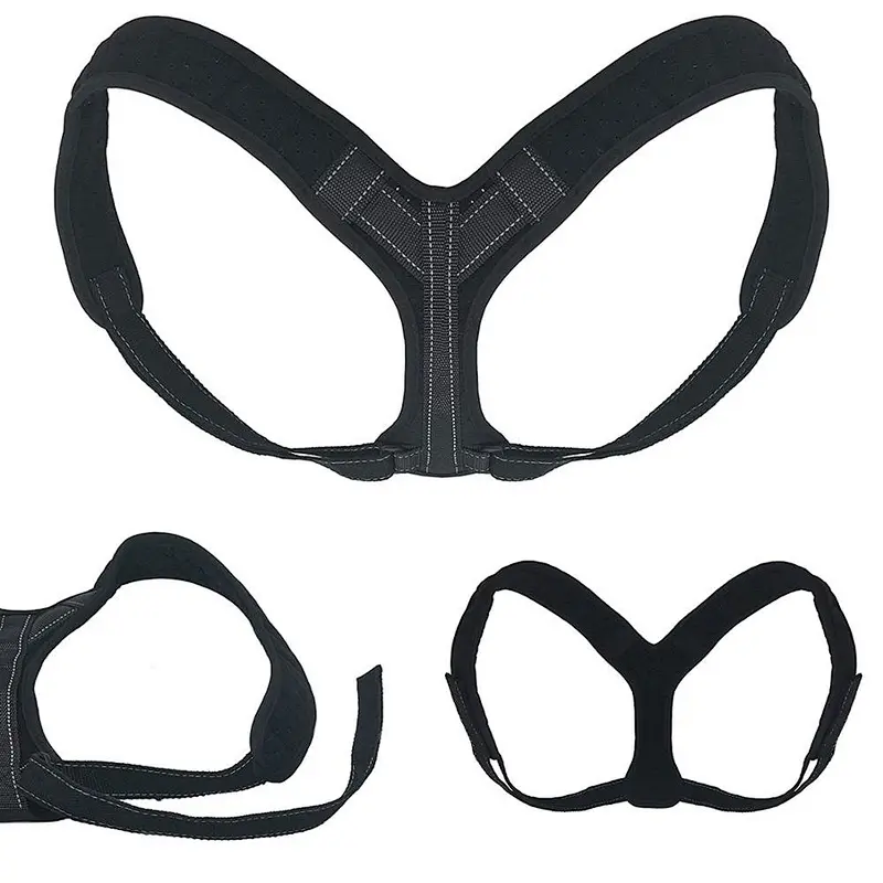 Manufacturer Custom Made Posture Corrector Reflective Effective Back Support Belt Strap Bad Posture