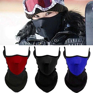Wholesale neoprene Anti smog anti dust Winter Bicycle Motorcycle Ski mask Thermal Fleece windproof Half Face Mask