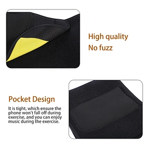 Men Training Neoprene Waist Trimmer Sweat Trainer Slimmer Belt For Sports Custom Logo