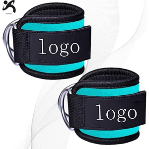 High quality sports neoprene compression ankle support Fitness Ankle Strap for Cable Machines, Kickbacks