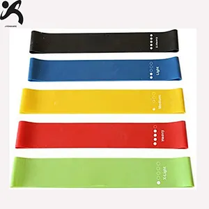 Hot selling wholesale Fitness Stretch latex Resistance Bands Physical Therapy Workout Bands