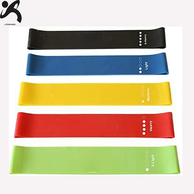 Hot selling wholesale Fitness Stretch latex Resistance Bands Physical Therapy Workout Bands