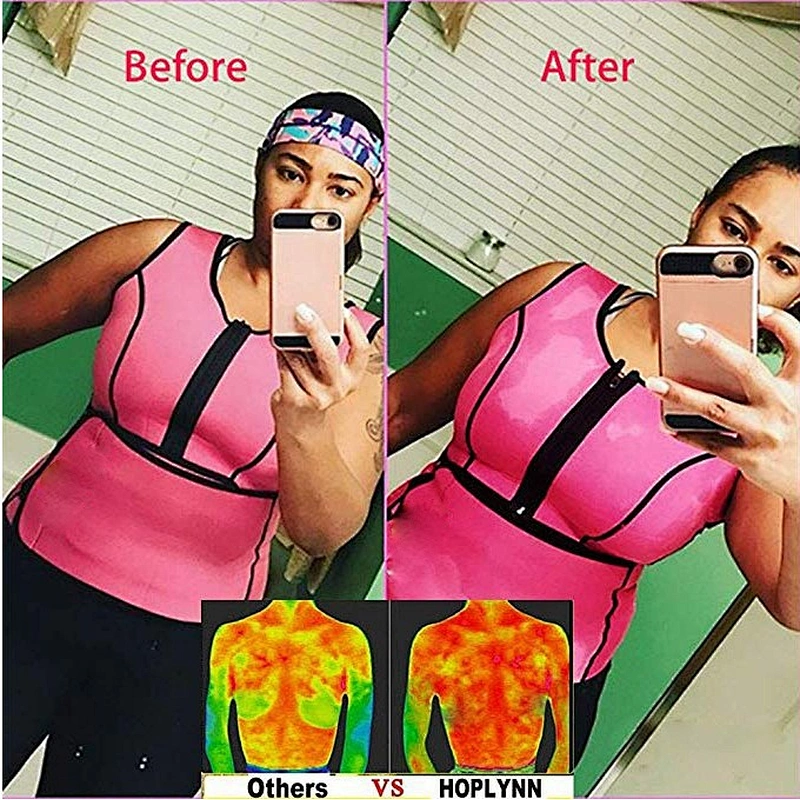 Wholesale Neoprene Sauna Waist Trainer Vest with Adjustable Waist Trimmer Belt